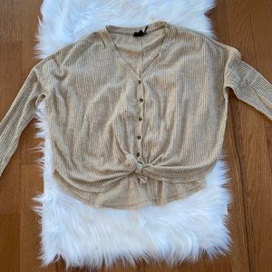 Urban Outfitters Oversized Thermal Top